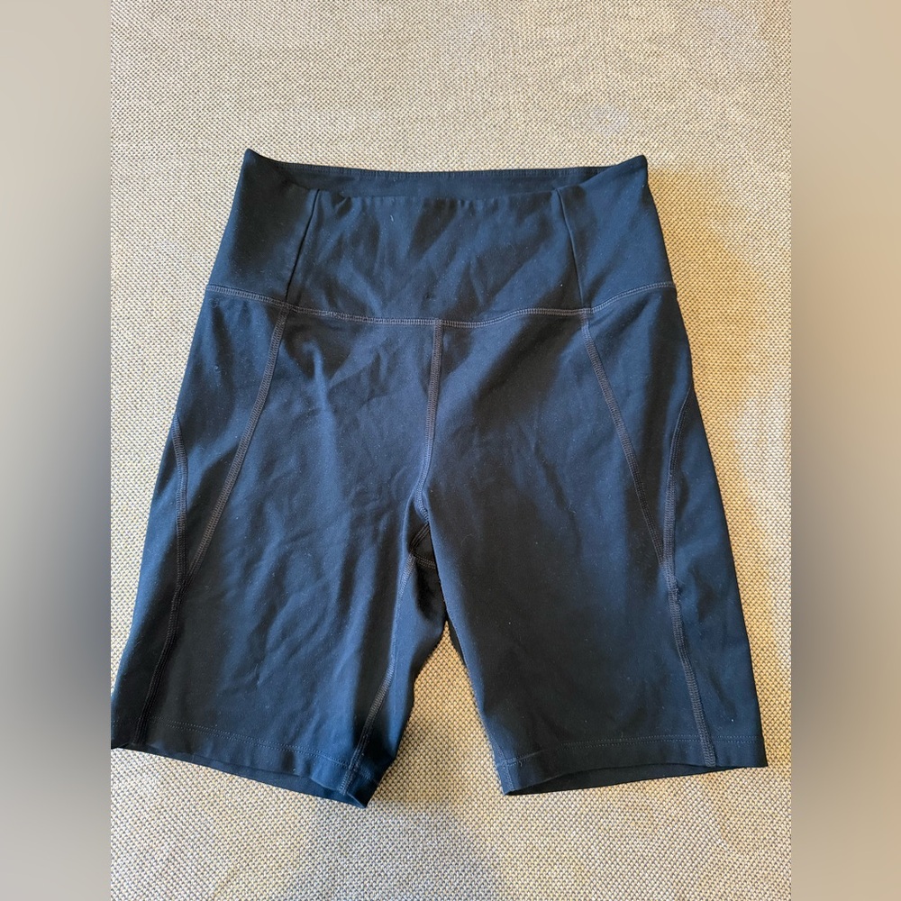 Girlfriend Collective Bike Shorts, Black
